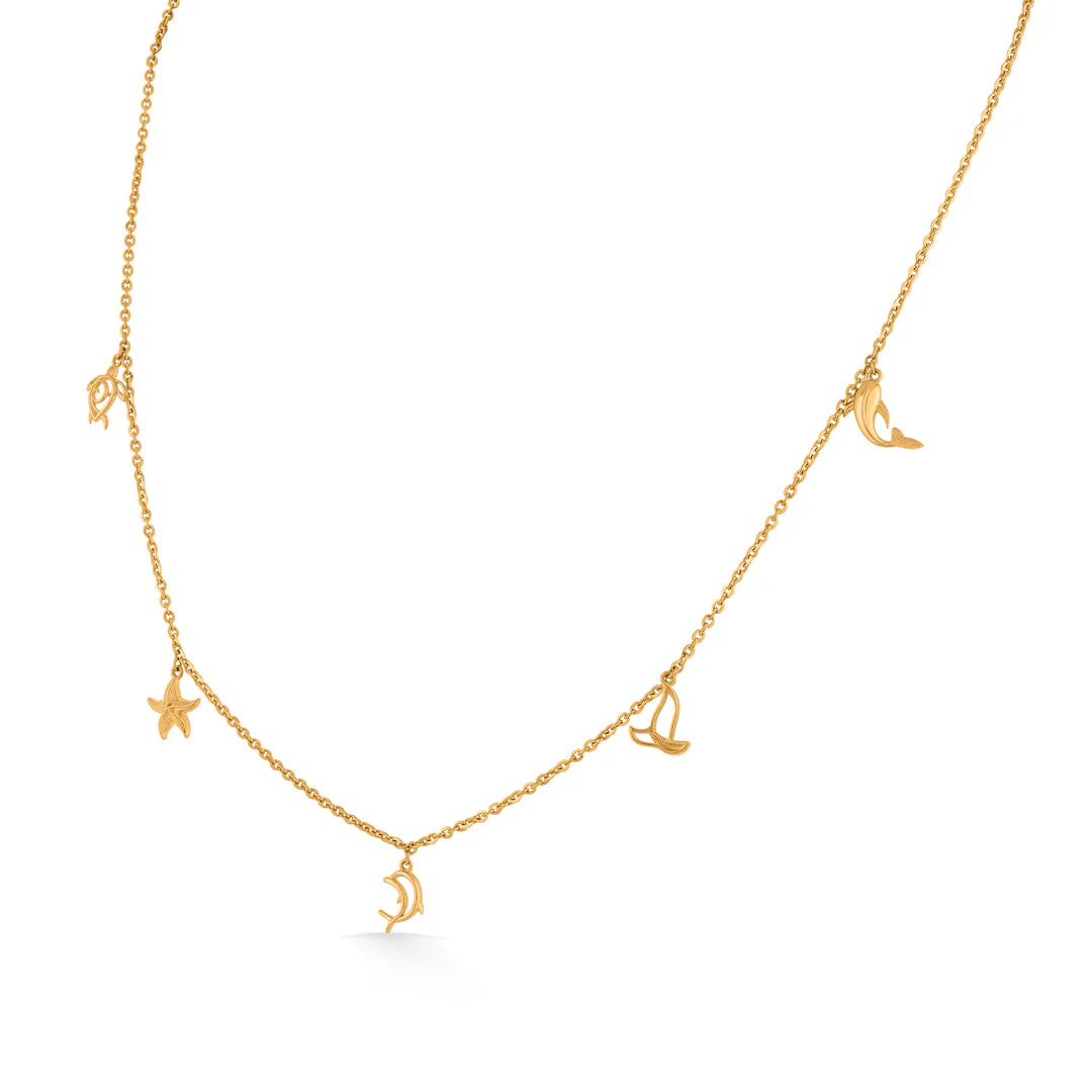 Tide of Grace Ocean Collection Modern Necklace - Image 3