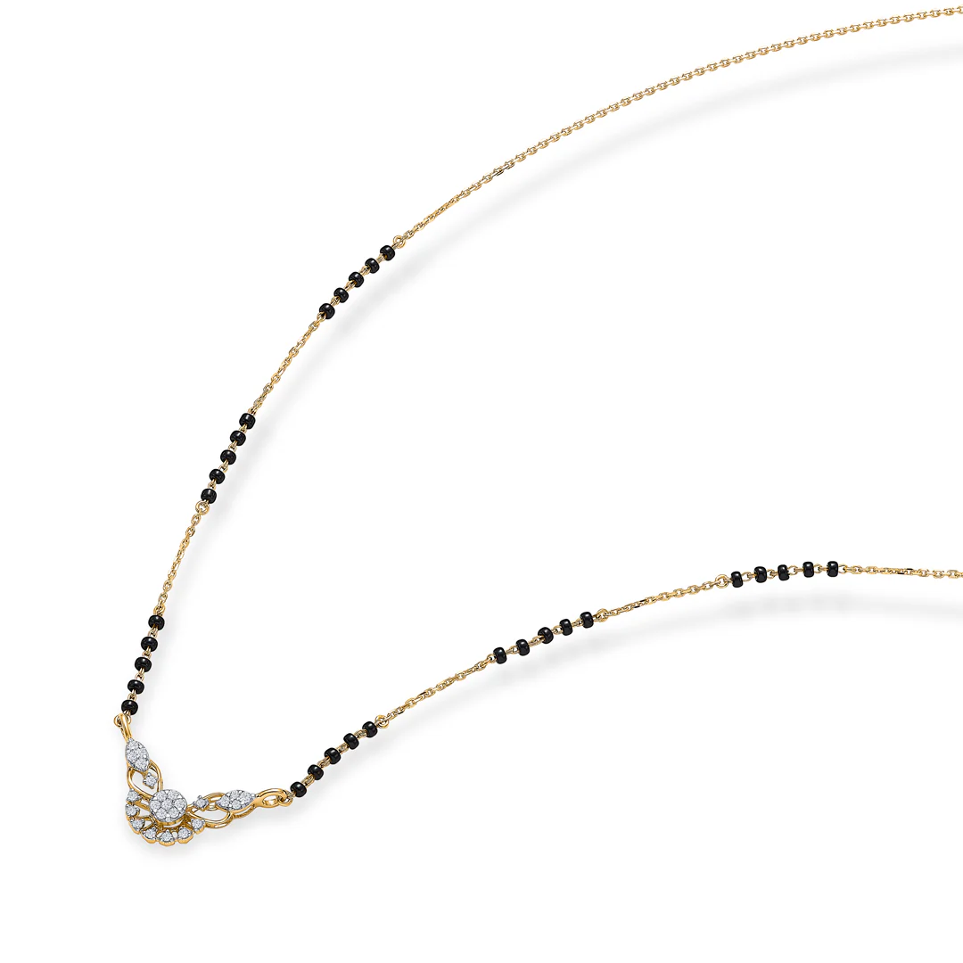 Ties of Tara Gold & Diamond Modern Mangalsutra - Image 3