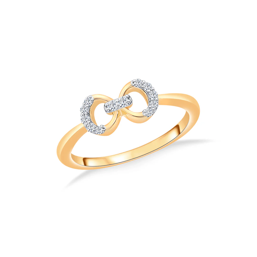 Twilight Ties Gold & Diamond Ring - Image 2
