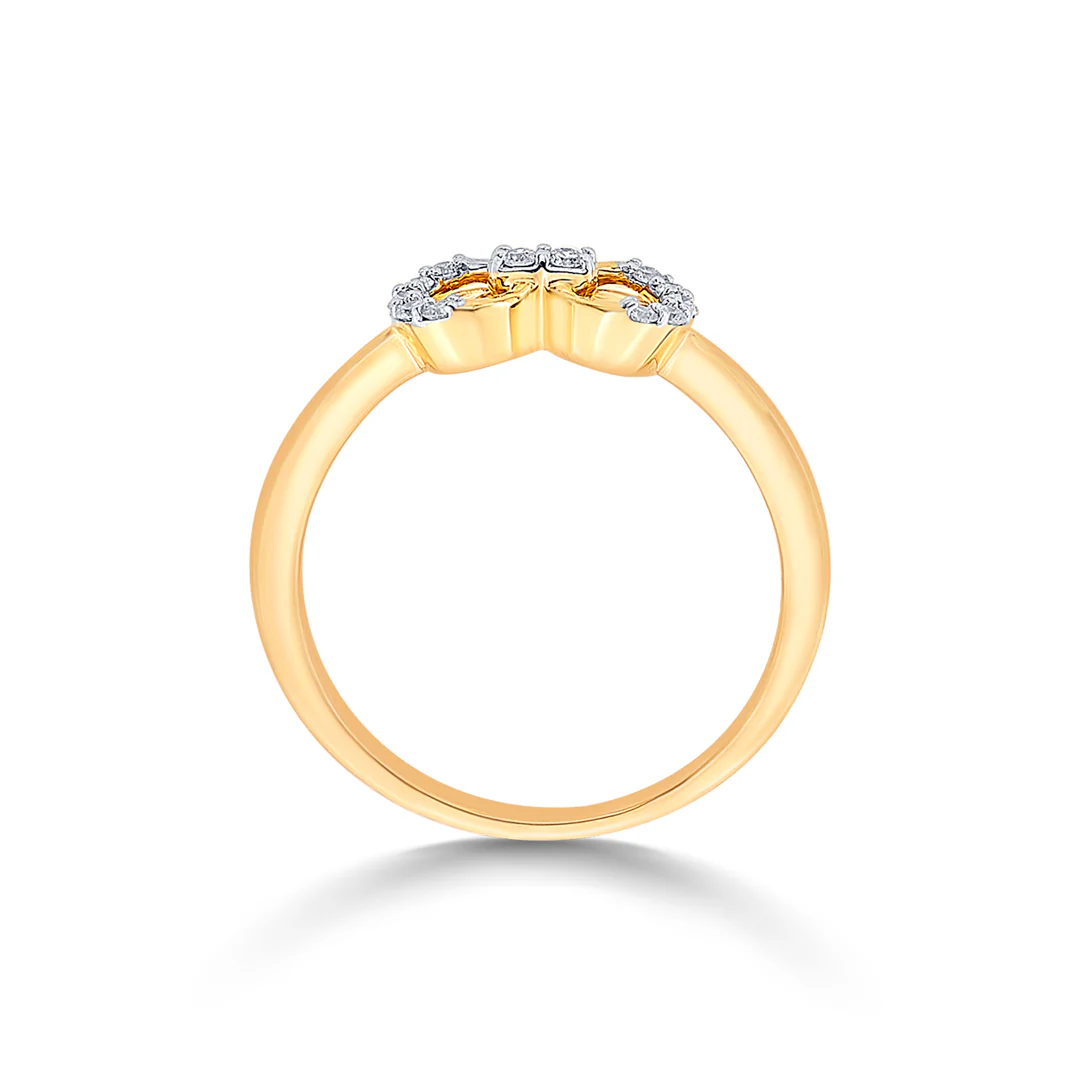 Twilight Ties Gold & Diamond Ring - Image 4