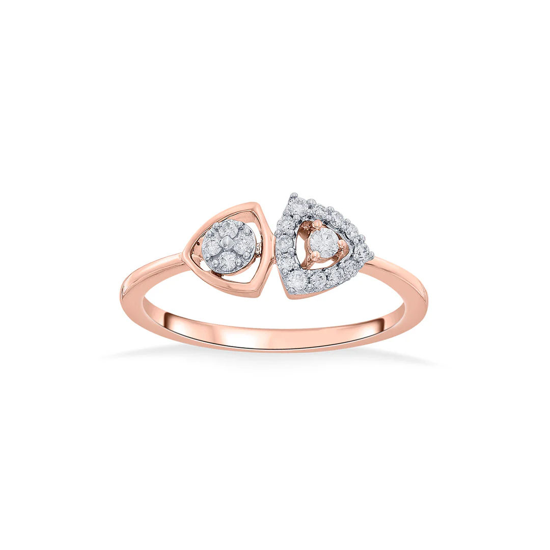 Twin Bound Cocktail Diamond Ring - Image 3