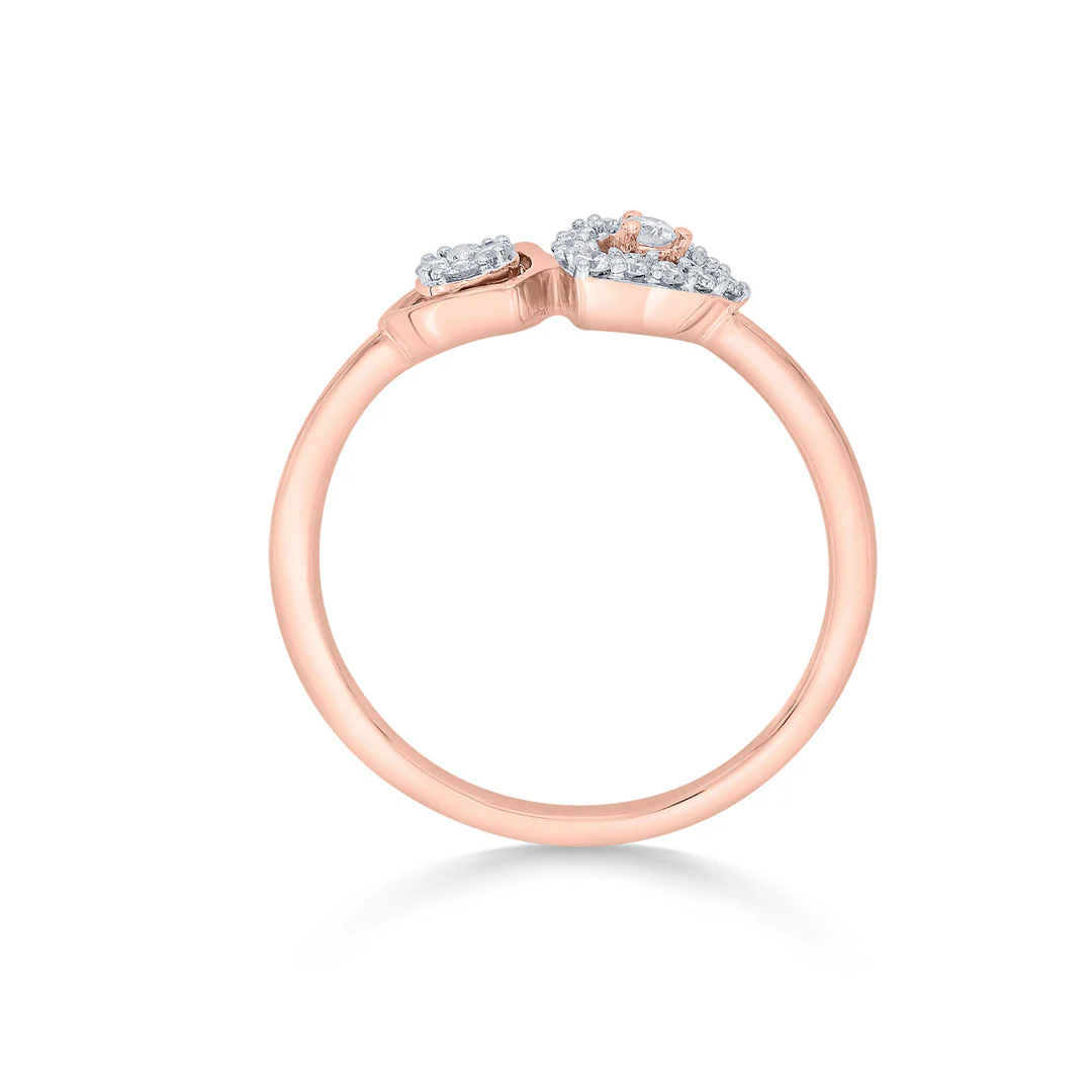 Twin Bound Cocktail Diamond Ring - Image 5