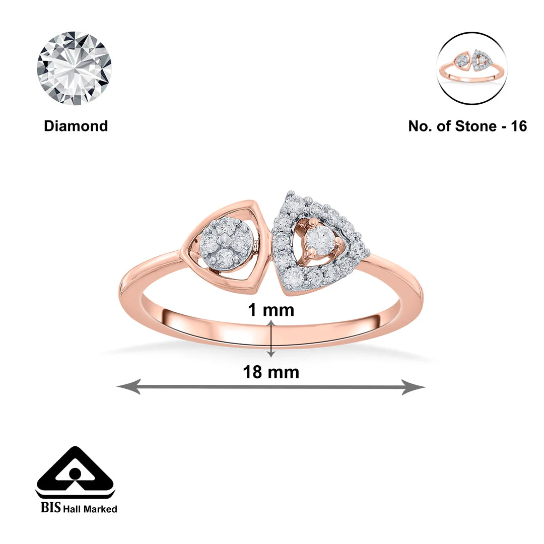 Twin Bound Cocktail Diamond Ring - Image 6