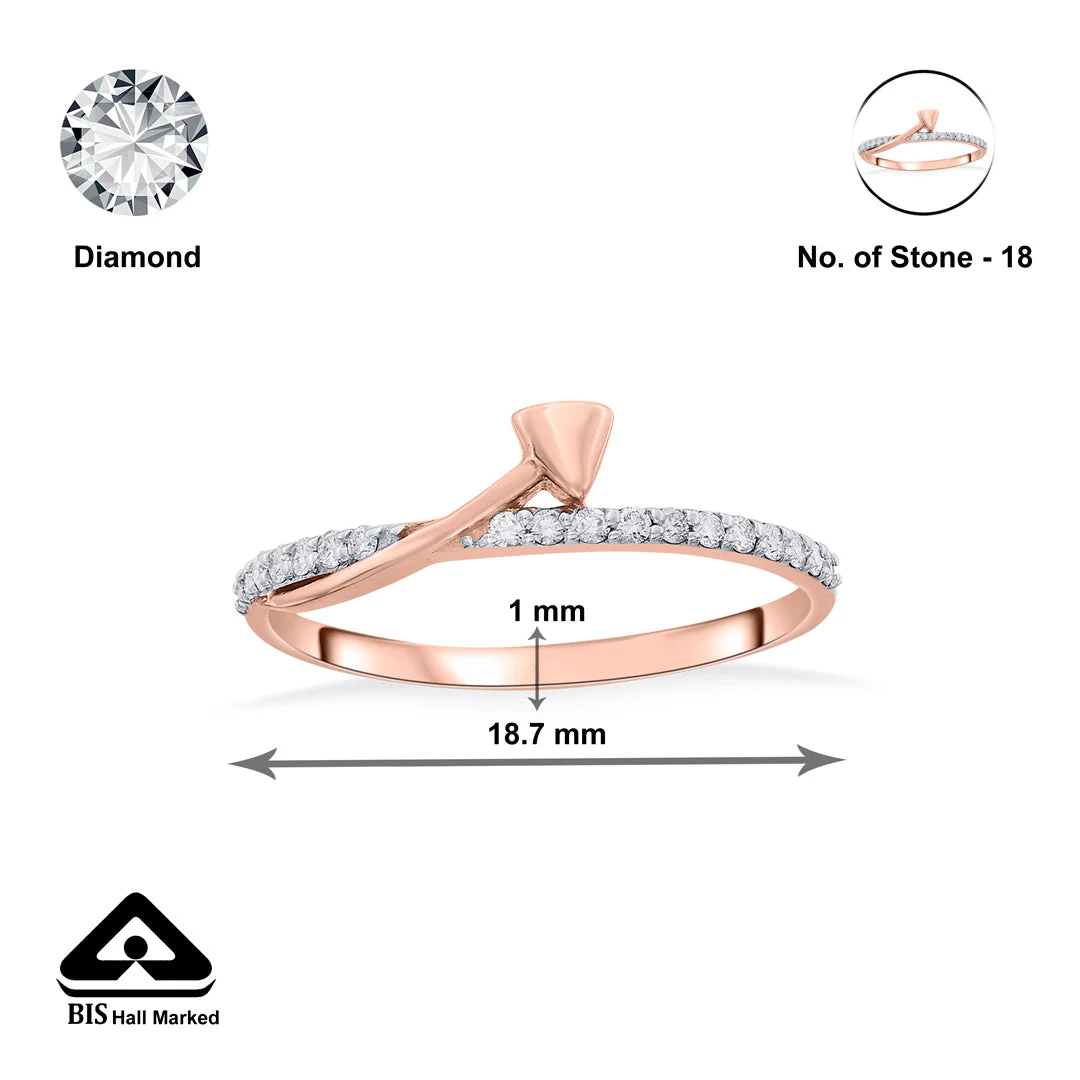 Twist of Fate Cocktail Diamond Ring - Image 6