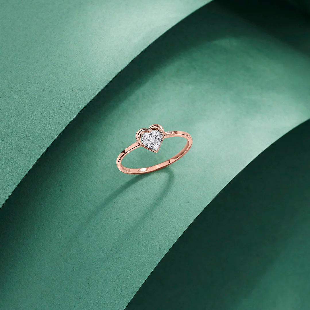 Valen Heart Casual Diamond Ring