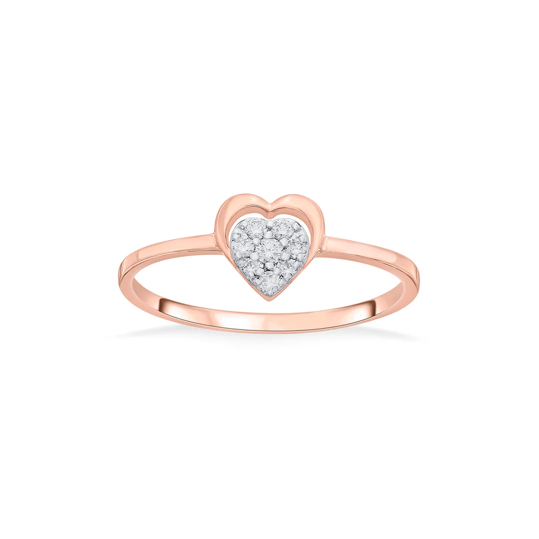 Valen Heart Casual Diamond Ring - Image 3