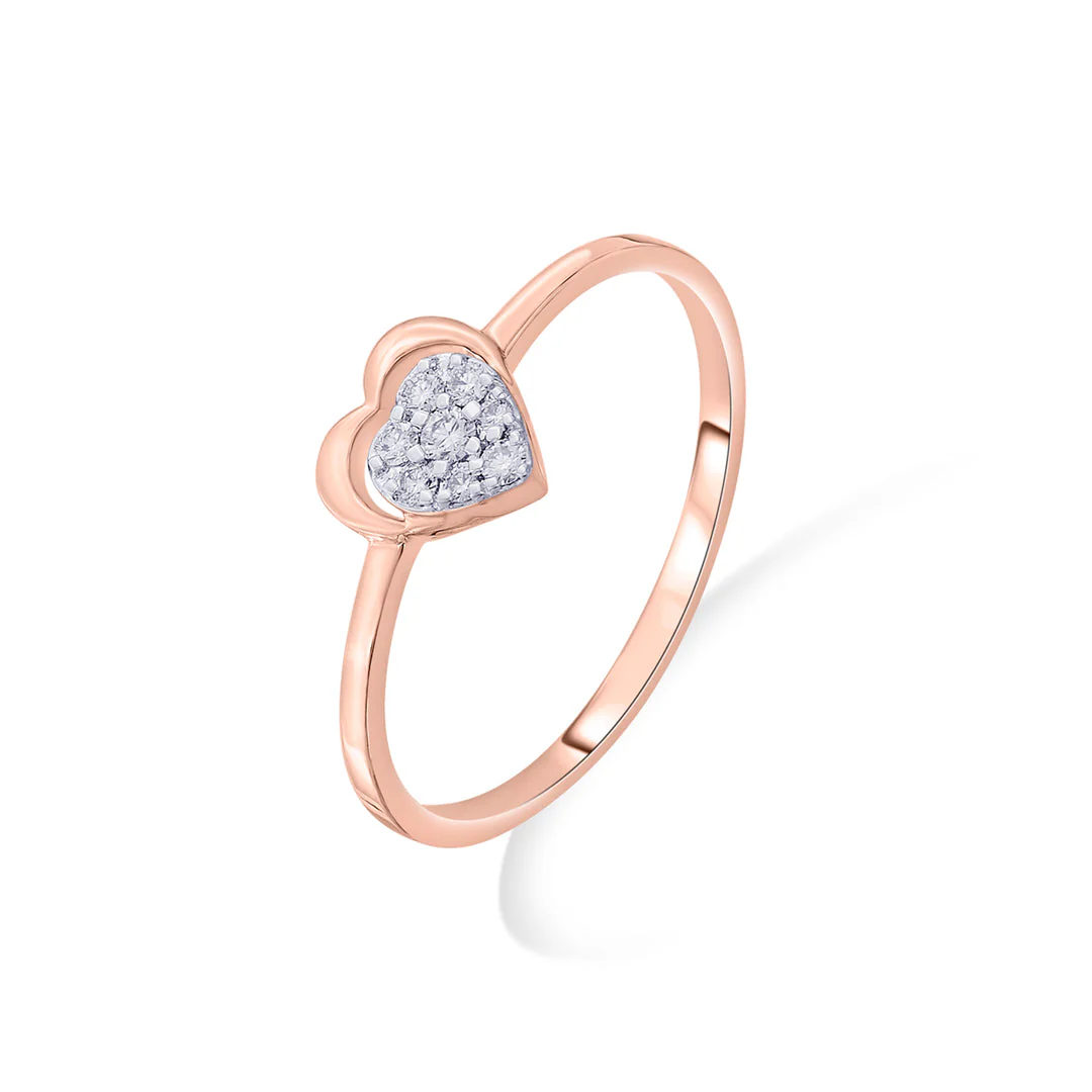 Valen Heart Casual Diamond Ring - Image 4