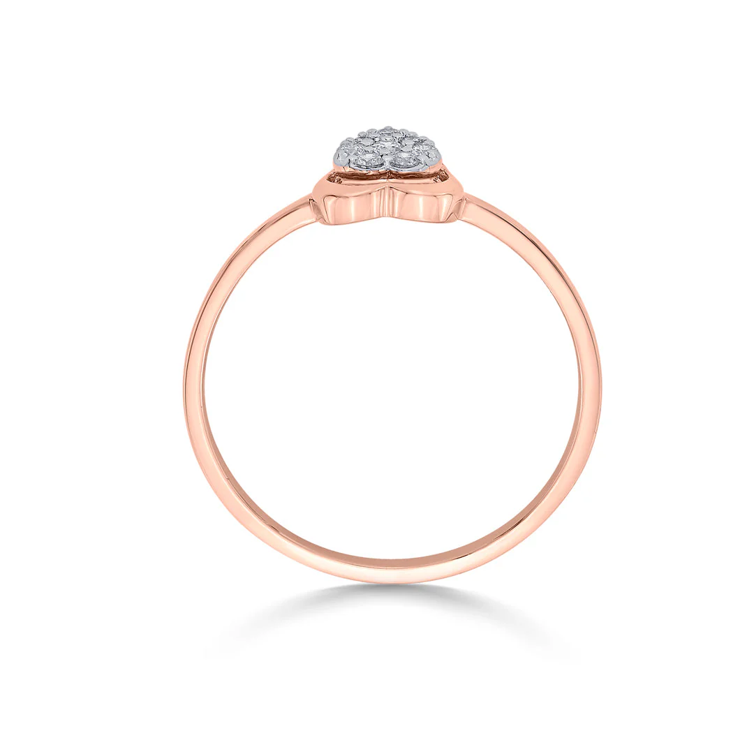 Valen Heart Casual Diamond Ring - Image 5