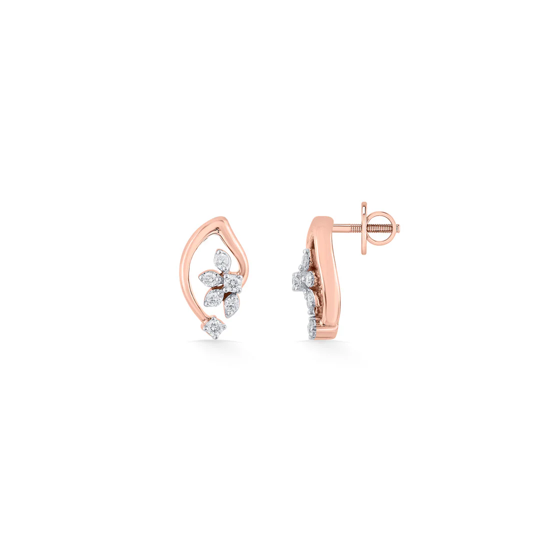 Veloura Diamond Stud Earrings - Image 5