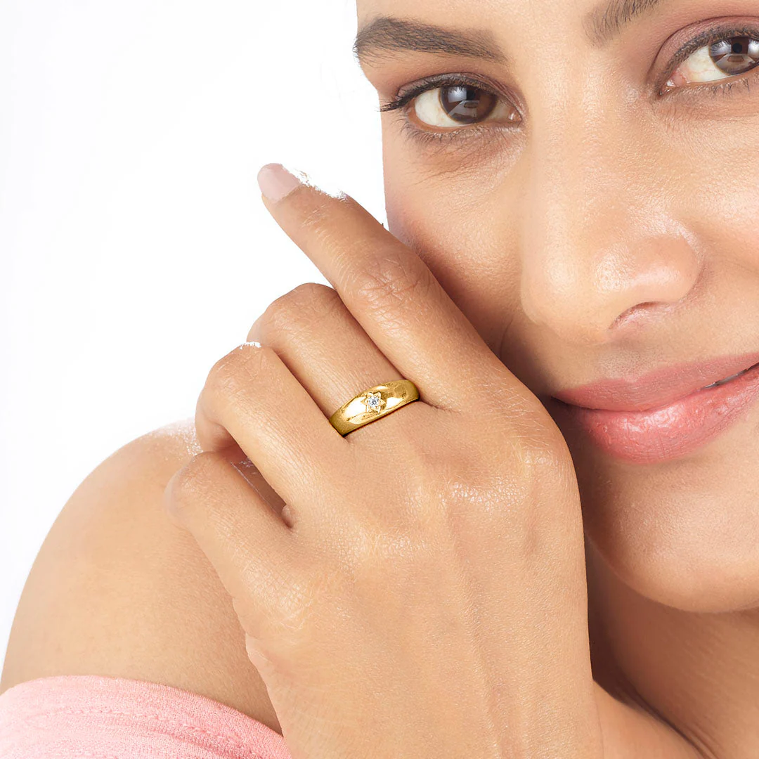 Velvet & Star Women's Gold Ring - Image 2
