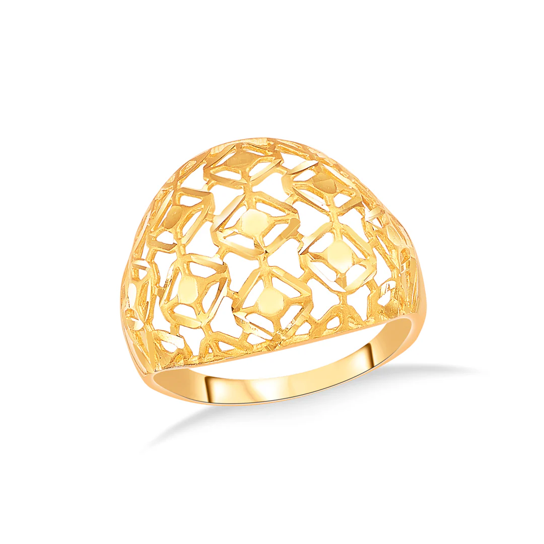 Webbed Wonder Gold Fashion Ring For Women - Image 2