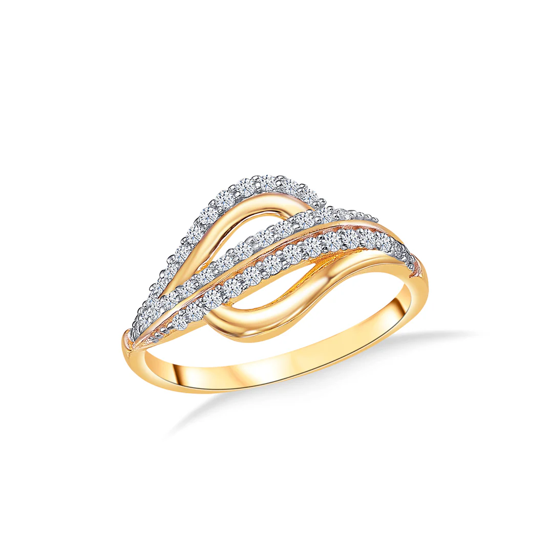 Whimsical Gold Fashion Ring For Women - Image 2