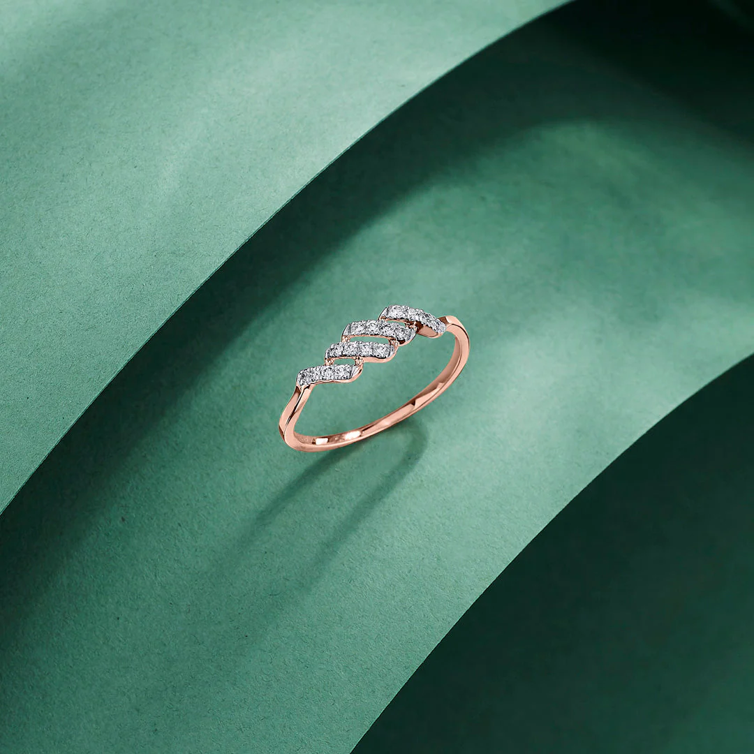 Zuri Twists Fashion Diamond Ring